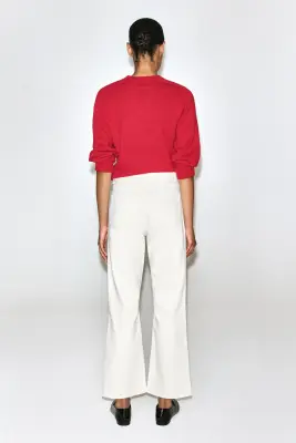 JEAN COURT VALLEY BOOTCUT - BLANC — photo 3