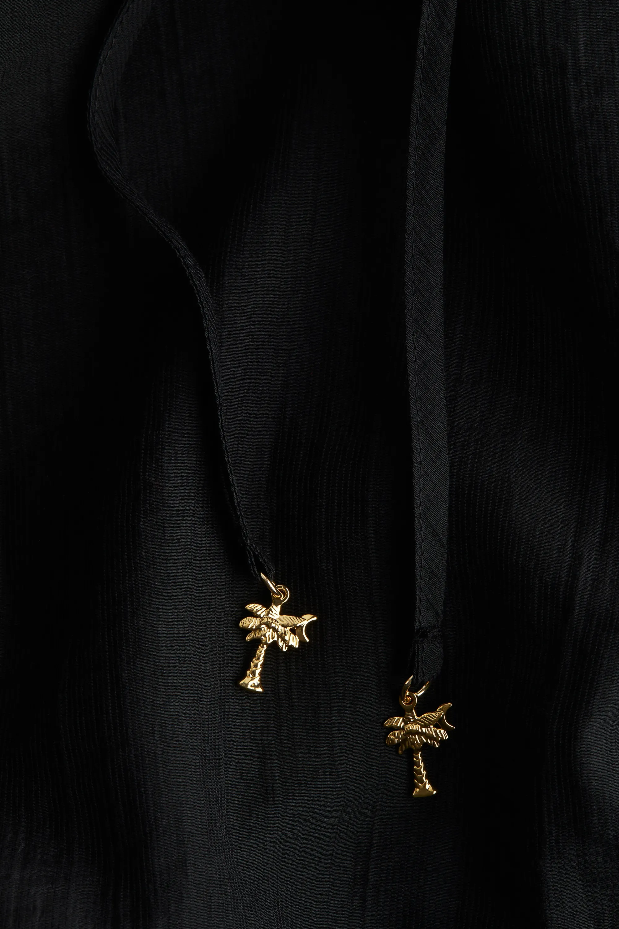 Robe tunique avec liens à nouer - Noir
