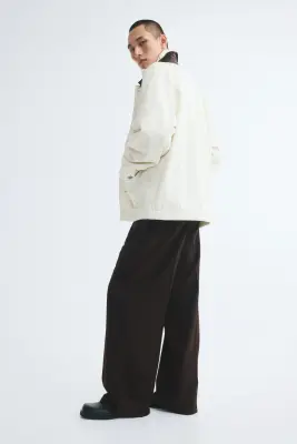 Pantalon chic Loose Fit - Marron foncé — photo 3