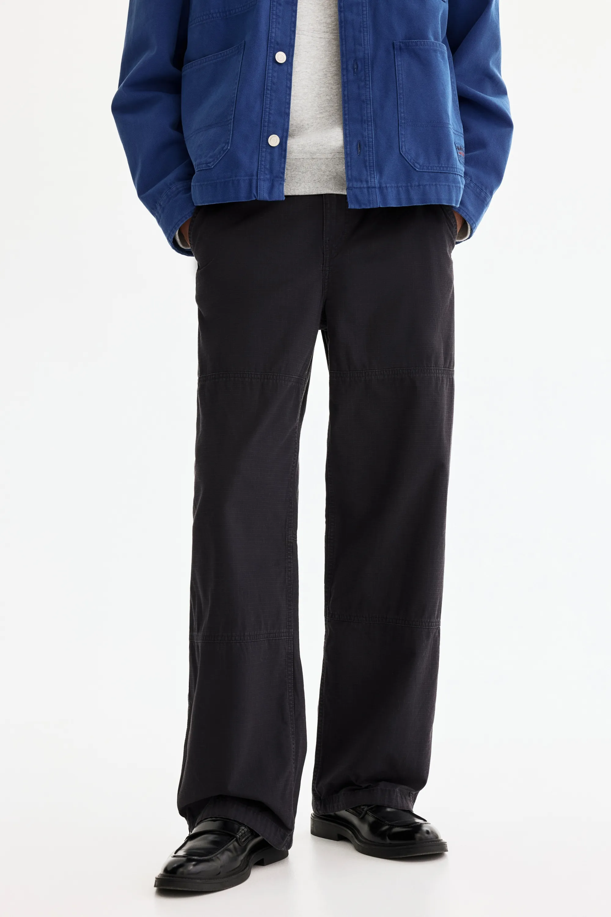 Pantalon Relaxed Fit - Gris foncé