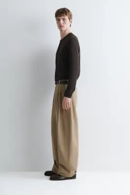 CARDIGAN EN COTON CÔTELÉ SLIM - BRUN — photo 2