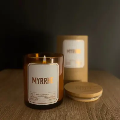 Bougie végétale parfumée Myrrhe — photo 3