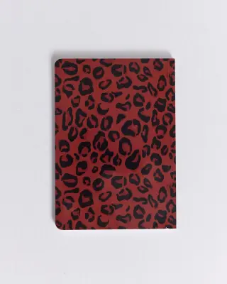Carnet A5 léopard rouge All you need is — photo 2