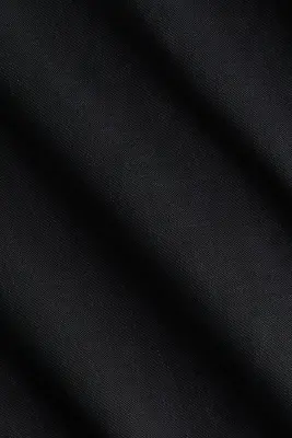 Chemise Easy-care Regular Fit en lin mélangé - Noir — photo 1