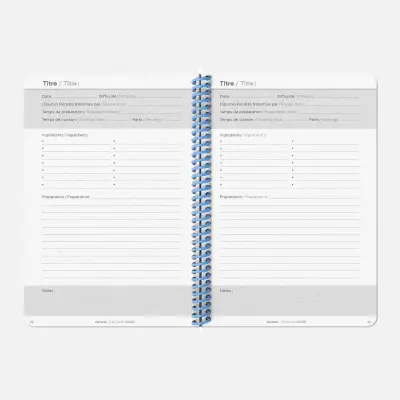 Carnet de recettes A5 – Papier Tigre — photo 4