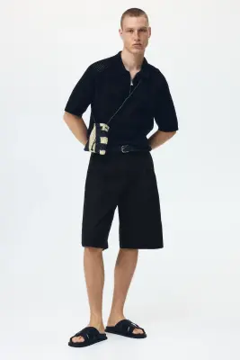 Bermuda Loose Fit - Noir — photo 2