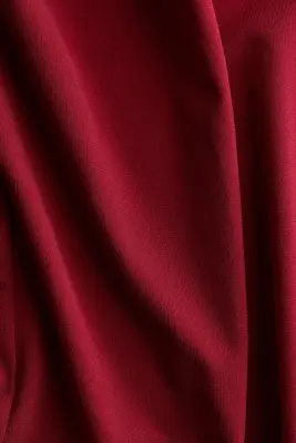 Robe en jersey à effet drapé - Rouge foncé — photo 3