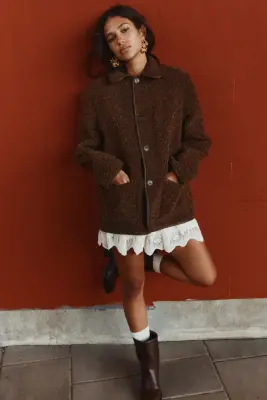 Veste réversible - Marron — photo 1