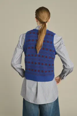PULL ILEANA MULTICO VIOLET — photo 4