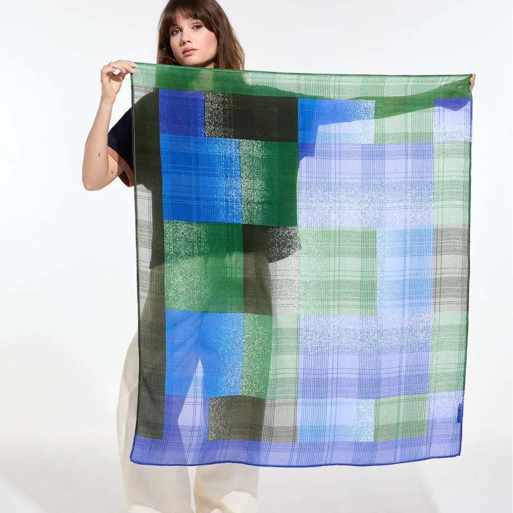 Foulard Nuance bleu - Ma Poésie