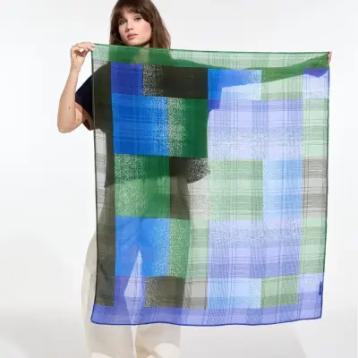Foulard Nuance bleu - Ma Poésie — photo 1