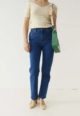Le jean droit - Bleu moyen — photo 2