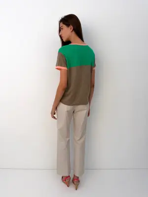 Patched Linen Short-Sleeve — photo 5