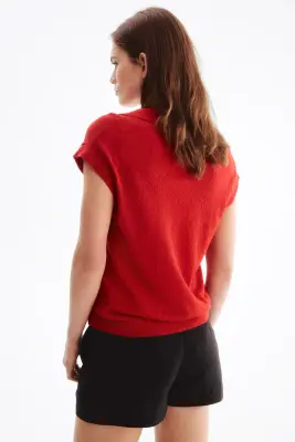 Polo en maille - Rouge — photo 3