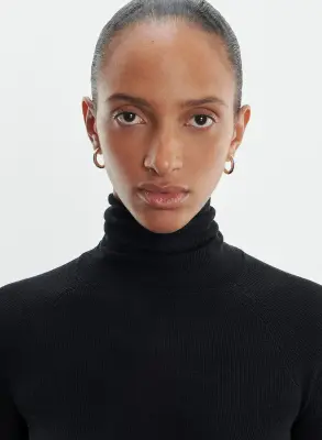 Pull en laine mérinos et soie — photo 3