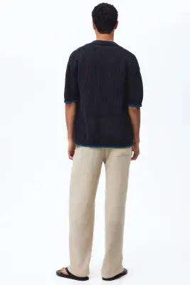 Pantalon Relaxed Fit - Beige — photo 3