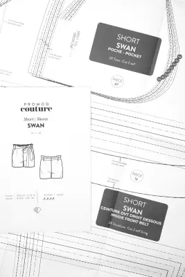 Patron papier short SWAN — photo 5