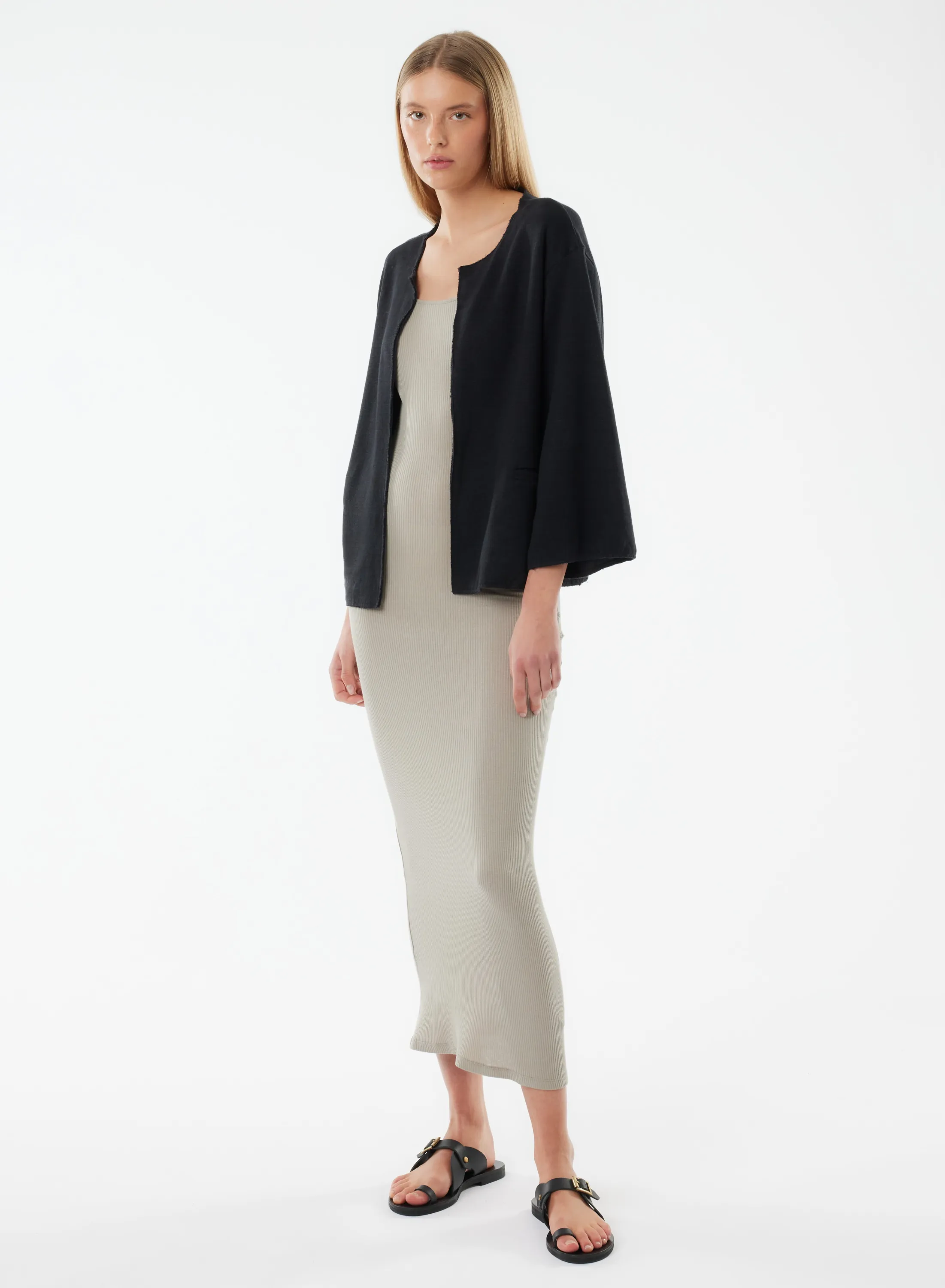 Robe en viscose et élasthanne