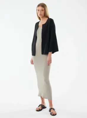 Robe en viscose et élasthanne