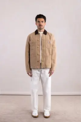 Michigan Coat - Dearborn Canvas Dusty Brown — photo 2