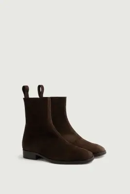 BOTTINES WEST MARRON — photo 2