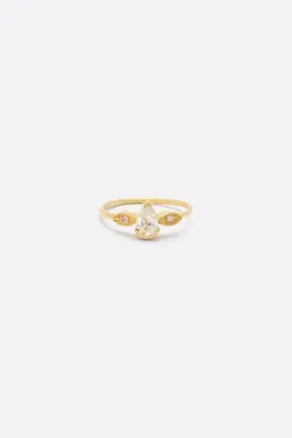 BAGUE MADEMOISELLE - Or blanc 18 carats — photo 4