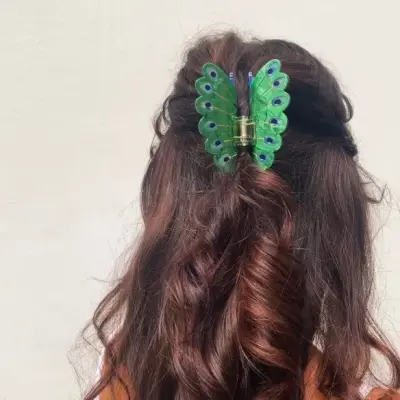 Pince à cheveux Paon Coucou Suzette — photo 1