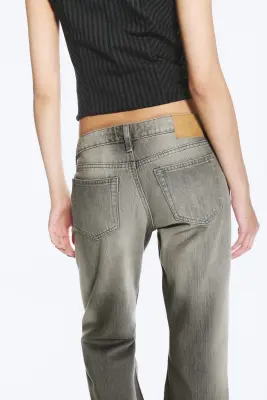Jean bootcut ajusté taille basse Nova - Complex Grey – Gris moyen — photo 5