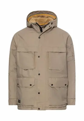 CAMEL ACTIVE PARKA GRANDE LONGUEUR Beige foncé — photo 5