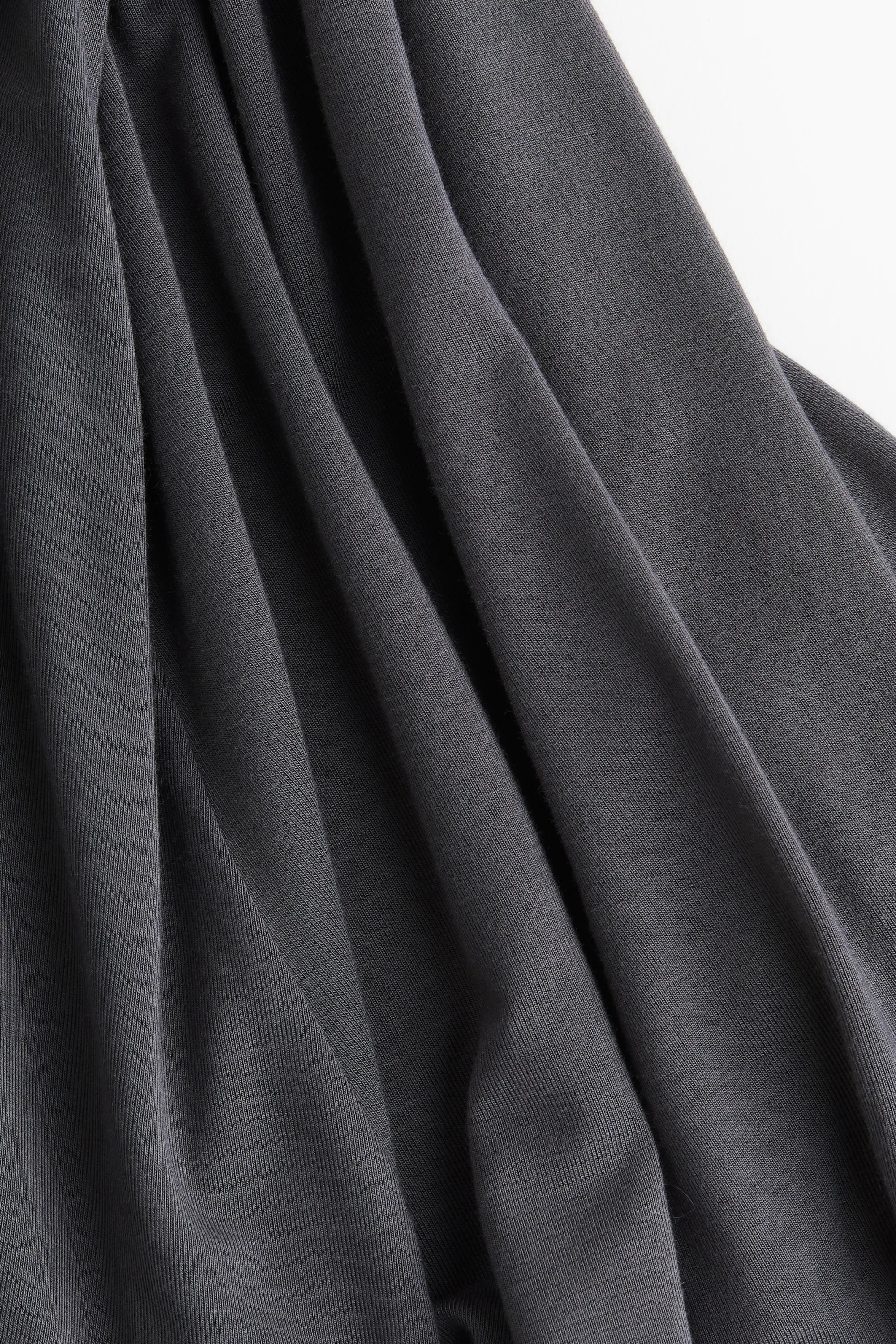 Robe longue avec col cheminée - Gris foncé