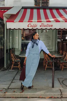 Salopette en jean Femme — photo 3