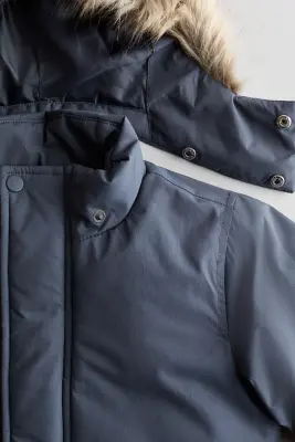 Parka déperlante matelassée - Bleu ancien — photo 2