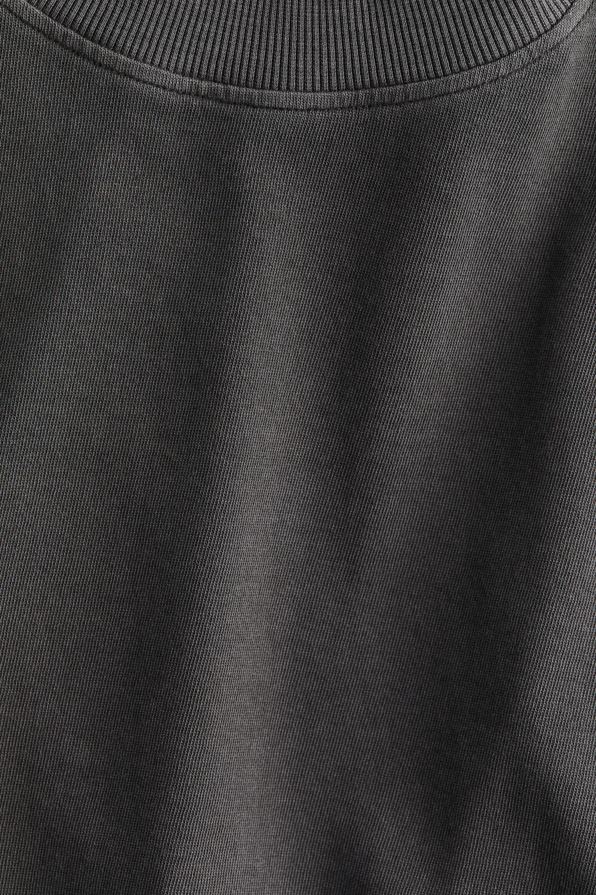 T-shirt oversize - Gris foncé