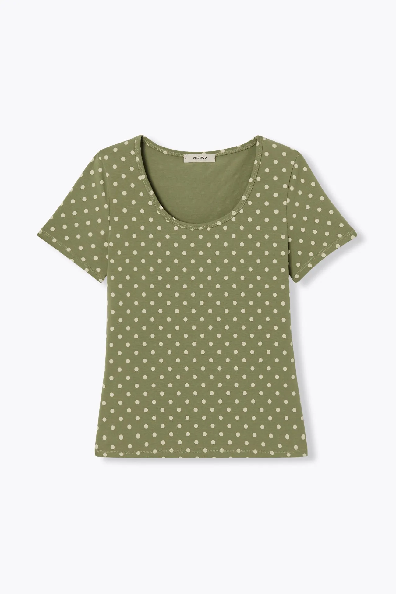 T-shirt imprimé col hublot