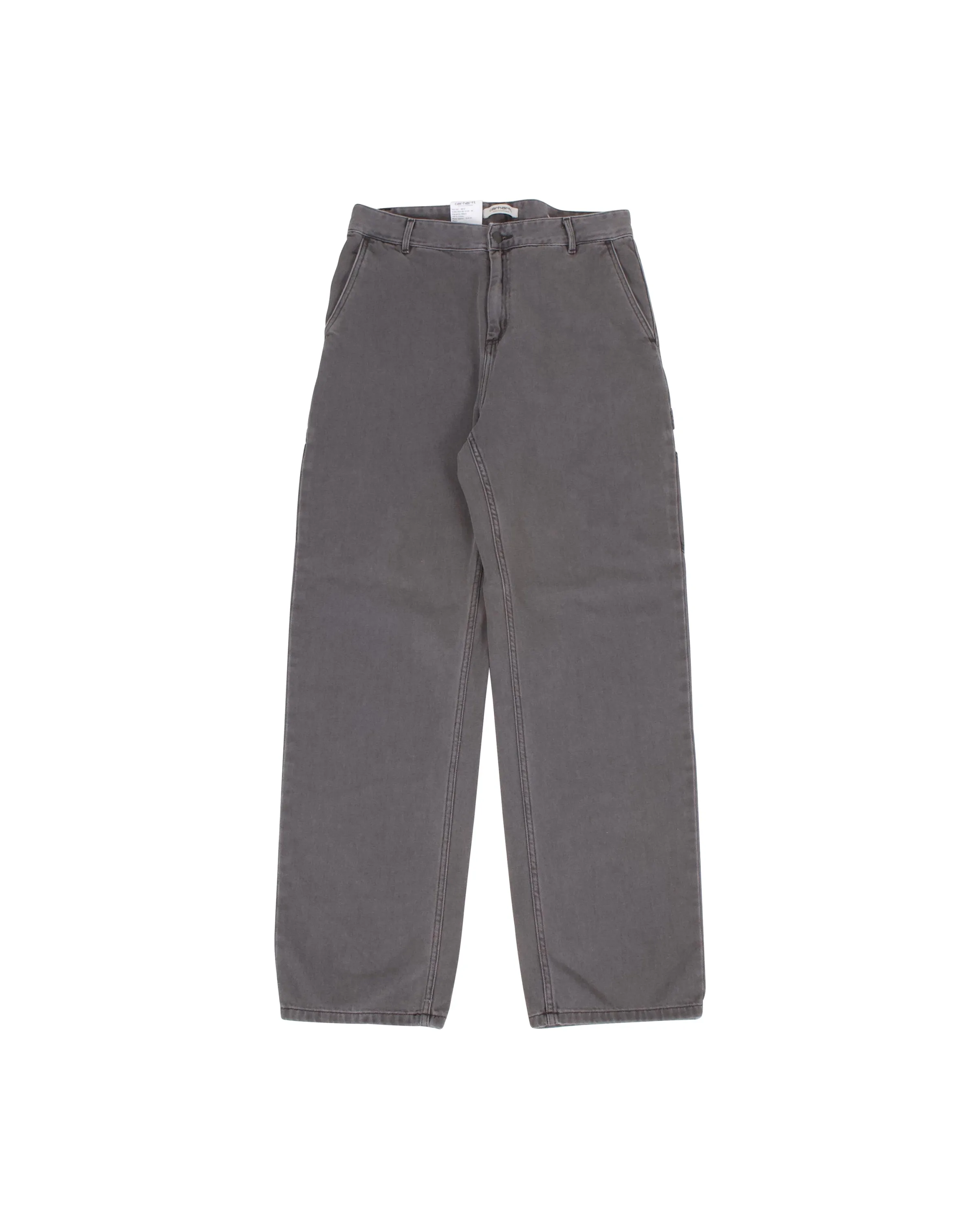 W Pierce Pant Straight Black Stone Bleached