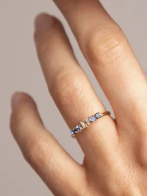 Bague Vincent Bleu — photo 2
