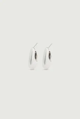 BOUCLES D'OREILLES MAXI ARGENT — photo 2