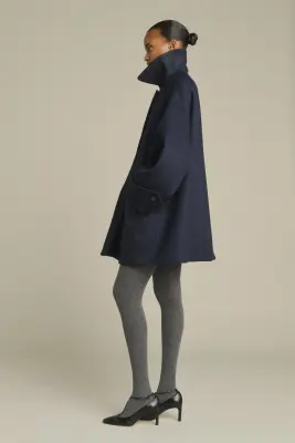 MANTEAU KASPER DARK NAVY — photo 2