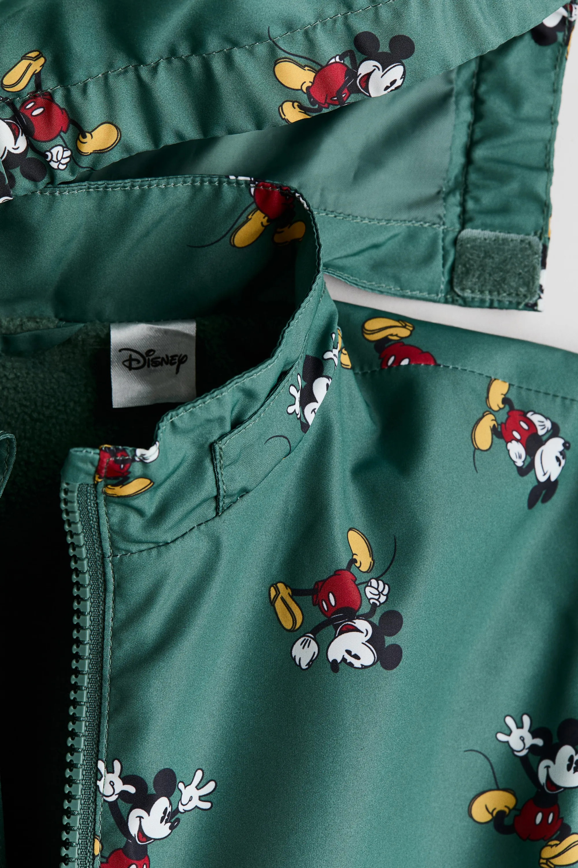 Veste doublée polaire - Vert/Mickey