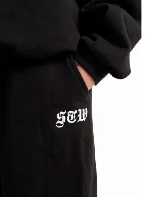 Wide Pant Black STW Embroidered — photo 5