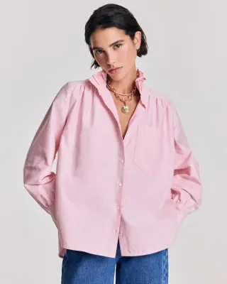 Chemise Léonor rose dragé — photo 1