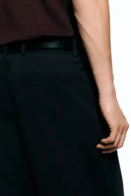 Pantalon chic Loose Fit - Noir — photo 3