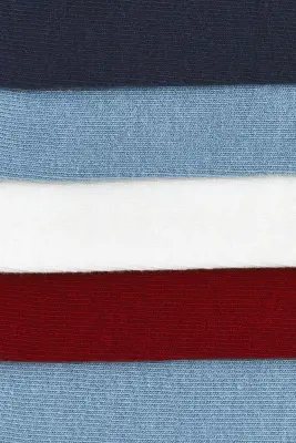 10-pack socks - Bleu ancien/rouge foncé/crème — photo 2