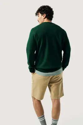 Le pull fin - Vert sapin — photo 4