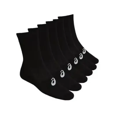 ASICS PACK X6 CHAUSSETTES  Noir — photo 1