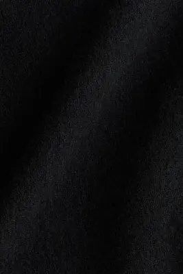 Pull en laine mélangée avec col cheminée - Noir — photo 4