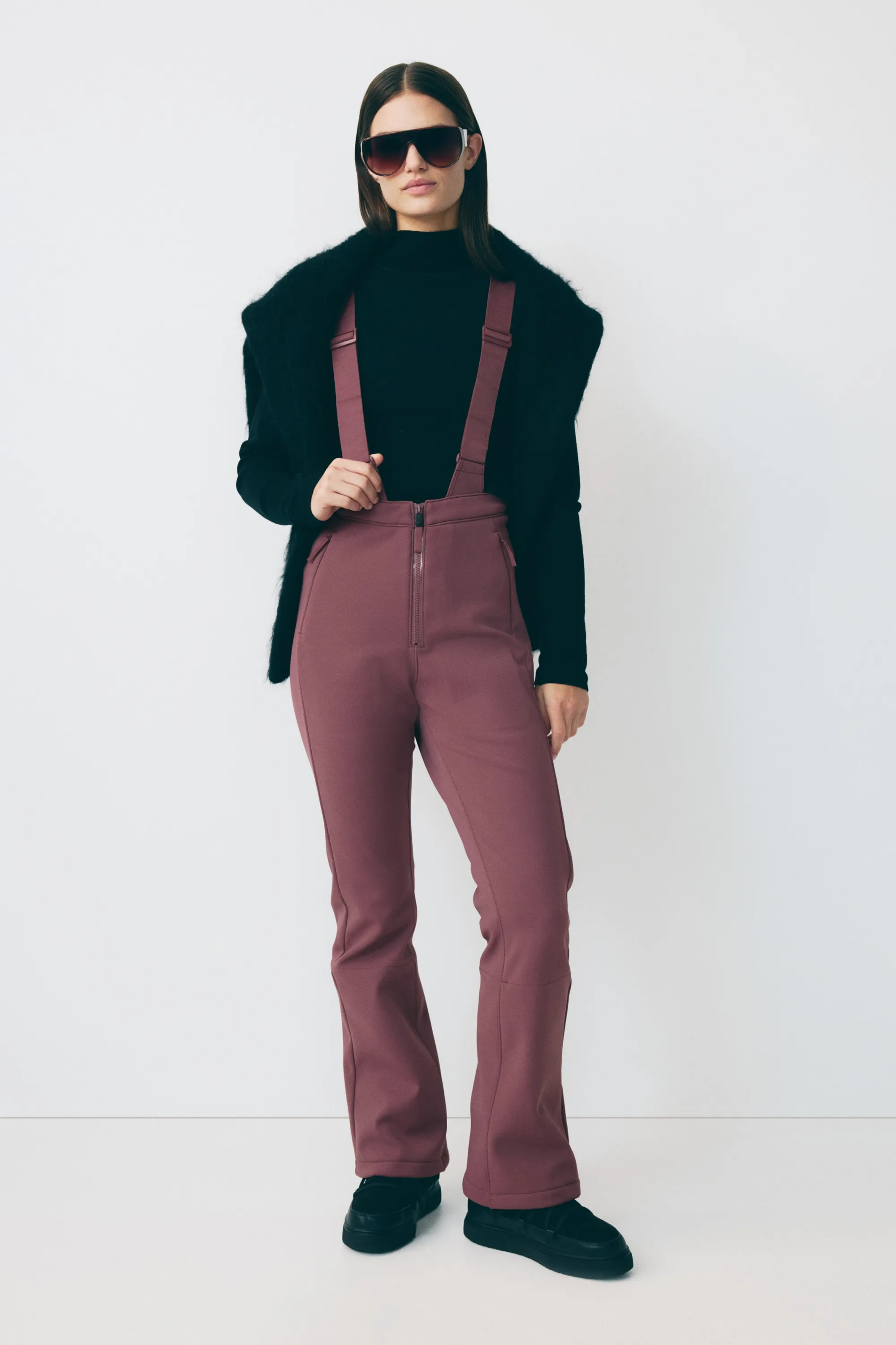 Pantalon de ski déperlant - Bordeaux ancien