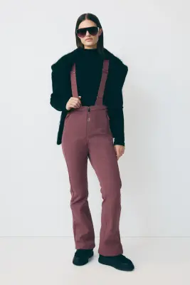 Pantalon de ski déperlant - Bordeaux ancien — photo 1
