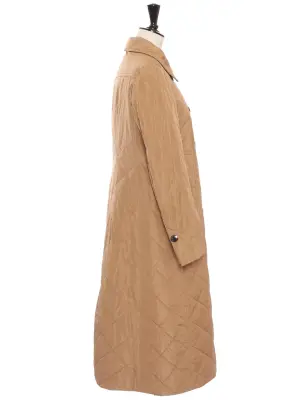 Manteau long matelassée beige camel Prix boutique 600€ Taille 36 à 38 — photo 4