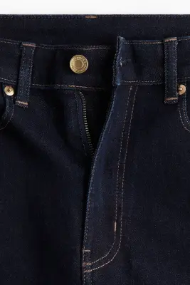 Skinny High Waist Jeans - Bleu denim foncé — photo 3